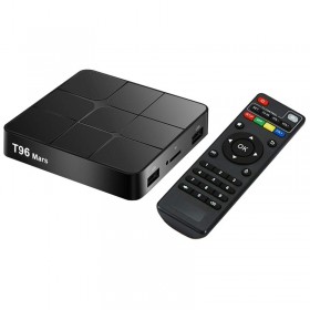 YOU CAN MAKE EXISTING OLD TV/LCD/LED/PROJECTOR Into 4K TV BOX Android  T96 Mars Android 7.1 Smart TV Box 1GB/4GB Amlogic S905W Quad Core H.265 BT2.1 4K 3D Features: