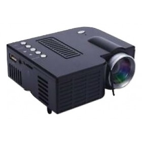 Mini Projector Portable Unic Uc28+ Led 1080p Full Hd 3D Multimedia Compatible with Hdmi, Vga, USB, Av, Sd