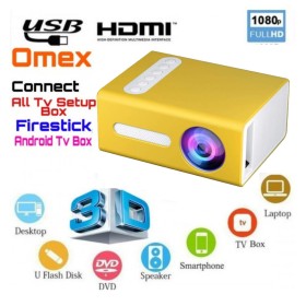 LOW PRICE BEST HOME CINEMA HD LED MULTIMEDIA VIDEO PROJECTOR USB HDMI AV SD AUX 5V DC POWER'BANK POWER SUPPLY