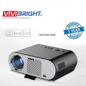 ViviBright 3200LM 1920*1080 HD Home Theater Portable LED Projector with Remote Controller, Support HDMI, VGA, AV, USB Interfaces,