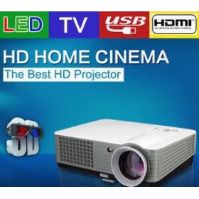 Full HD Home Cinema Video Projector 3000Lumens 180 inch Big Screen